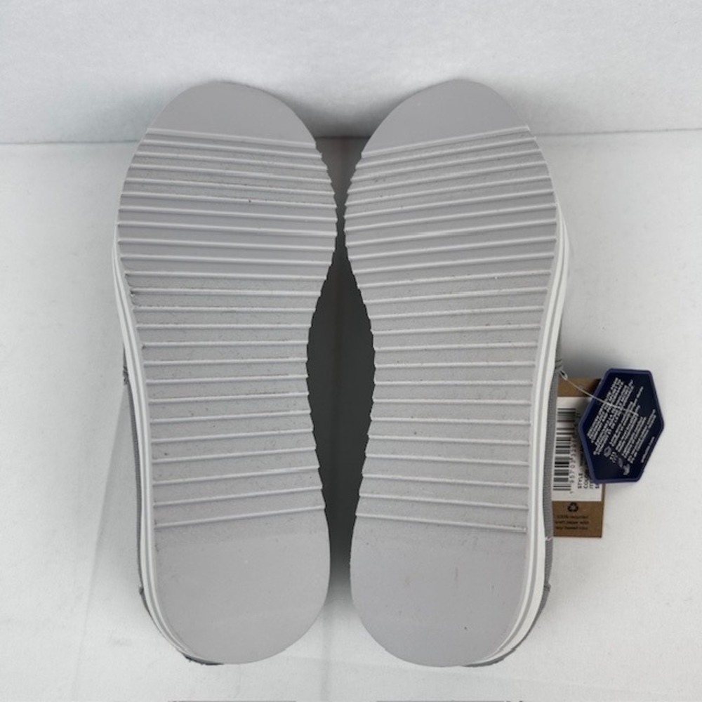 TOMS Alpargata Midform Drizzle Grey Canvas Platform Slip On Shoes 8.5 - Picture 10 of 10